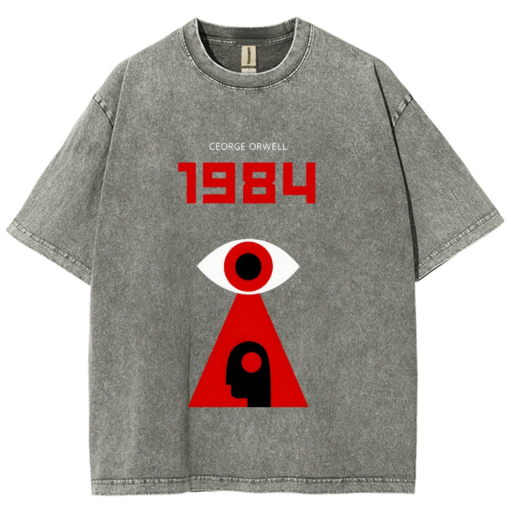 1984 Orwell Vintage Washed T-shirt