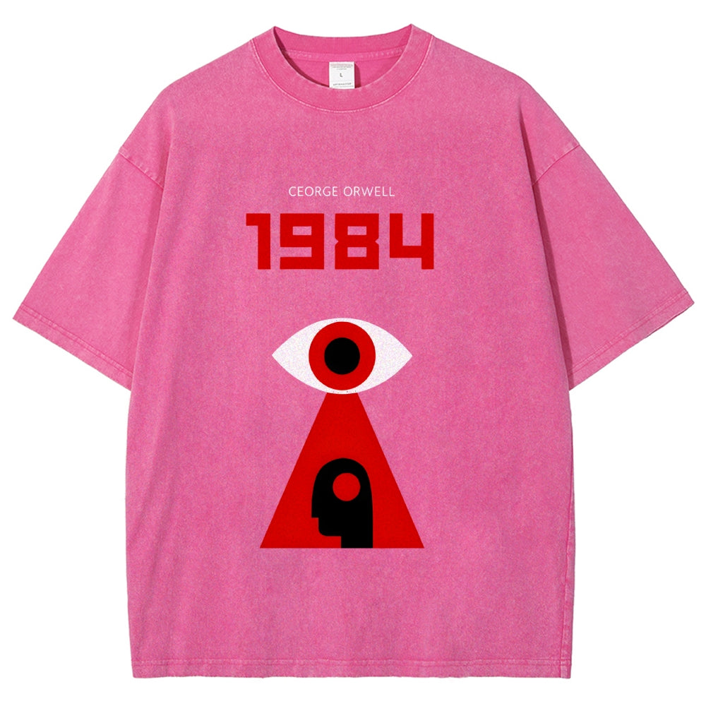 1984 Orwell Vintage Washed T-shirt