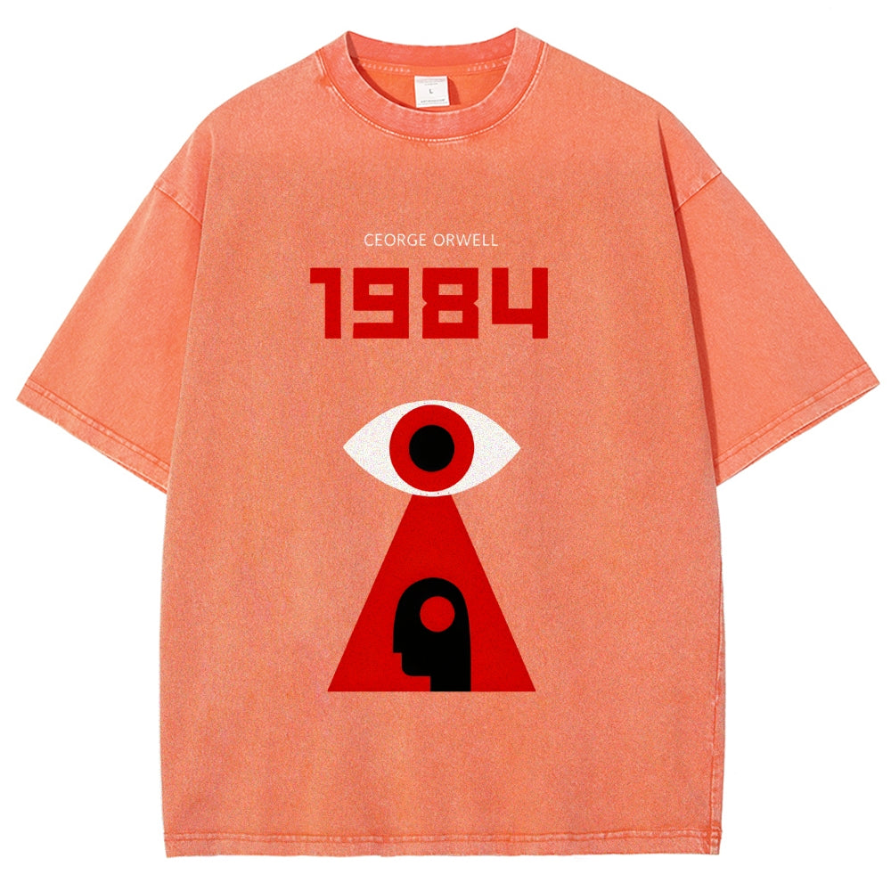 1984 Orwell Vintage Washed T-shirt