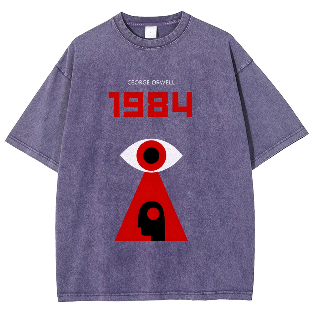 1984 Orwell Vintage Washed T-shirt