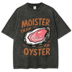 Oyster Funny Vintage Washed T-shirt