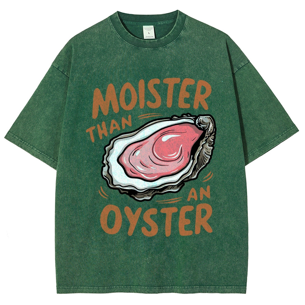 Oyster Funny Vintage Washed T-shirt