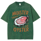 Oyster Funny Vintage Washed T-shirt