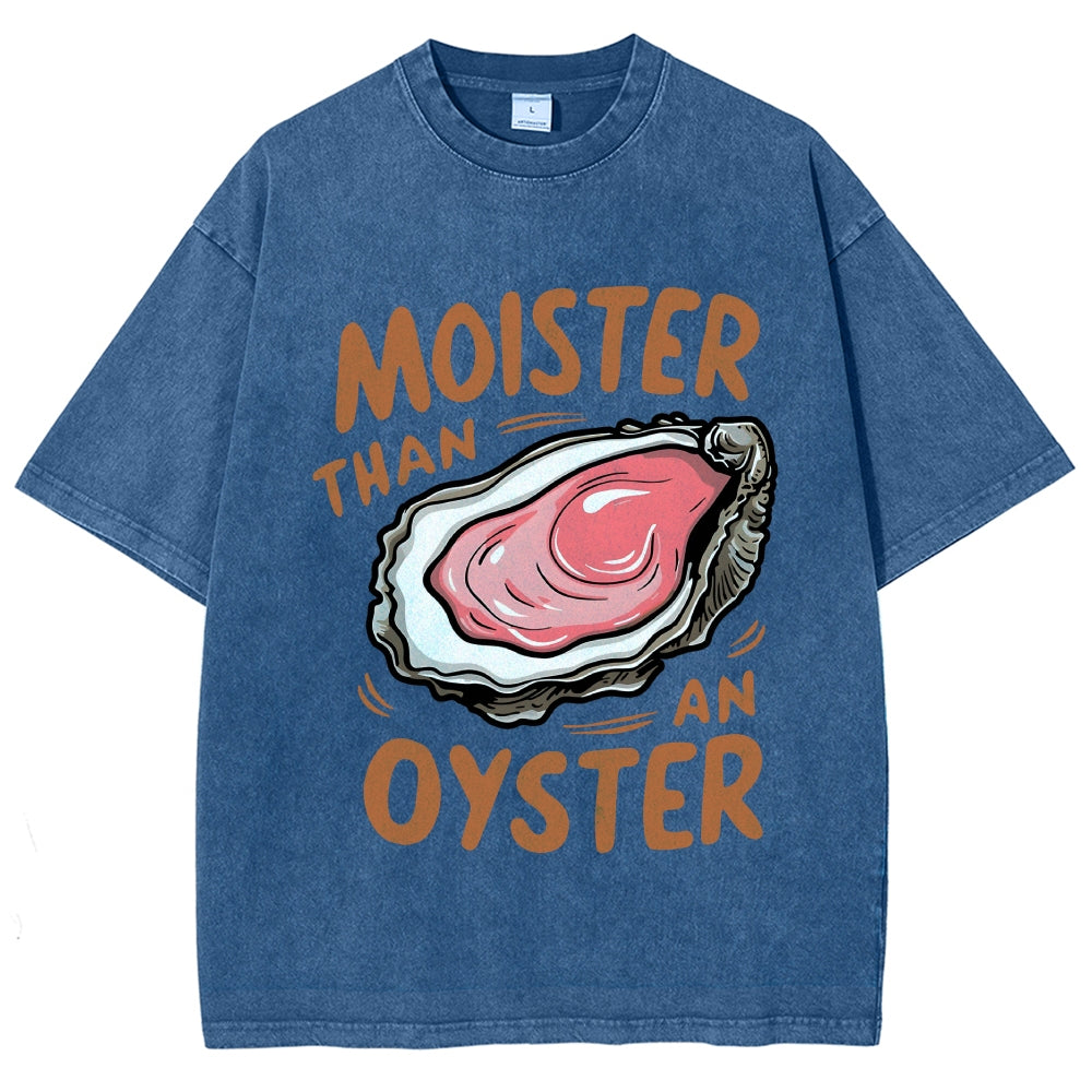 Oyster Funny Vintage Washed T-shirt