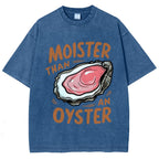 Oyster Funny Vintage Washed T-shirt