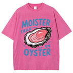 Oyster Funny Vintage Washed T-shirt