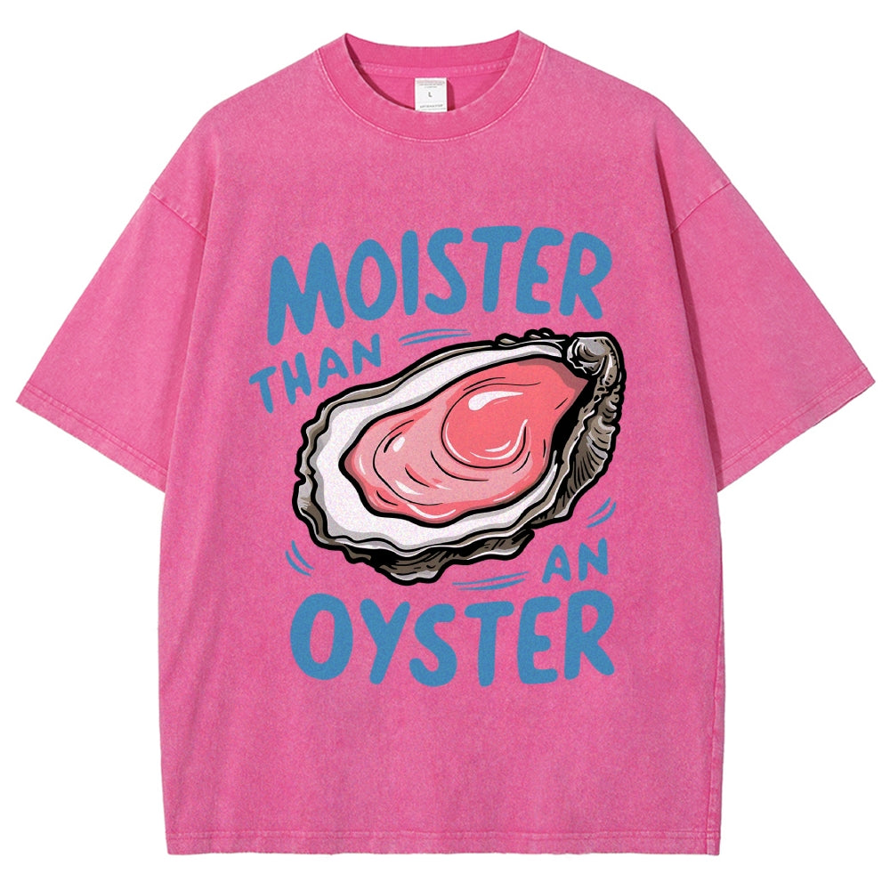 Oyster Funny Vintage Washed T-shirt