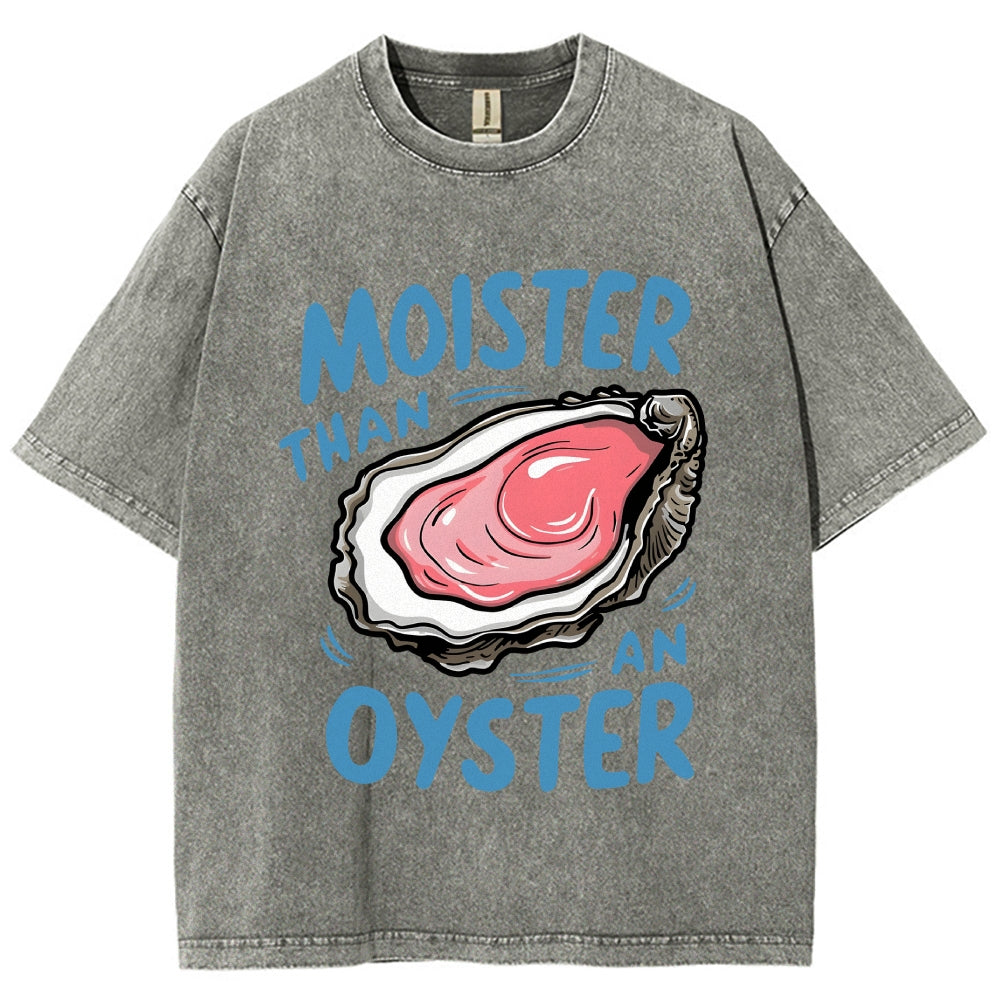 Oyster Funny Vintage Washed T-shirt