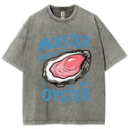 Oyster Funny Vintage Washed T-shirt