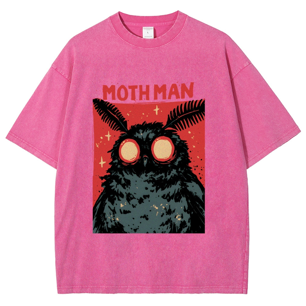 Cryptid Mothman Vintage Washed T-shirt