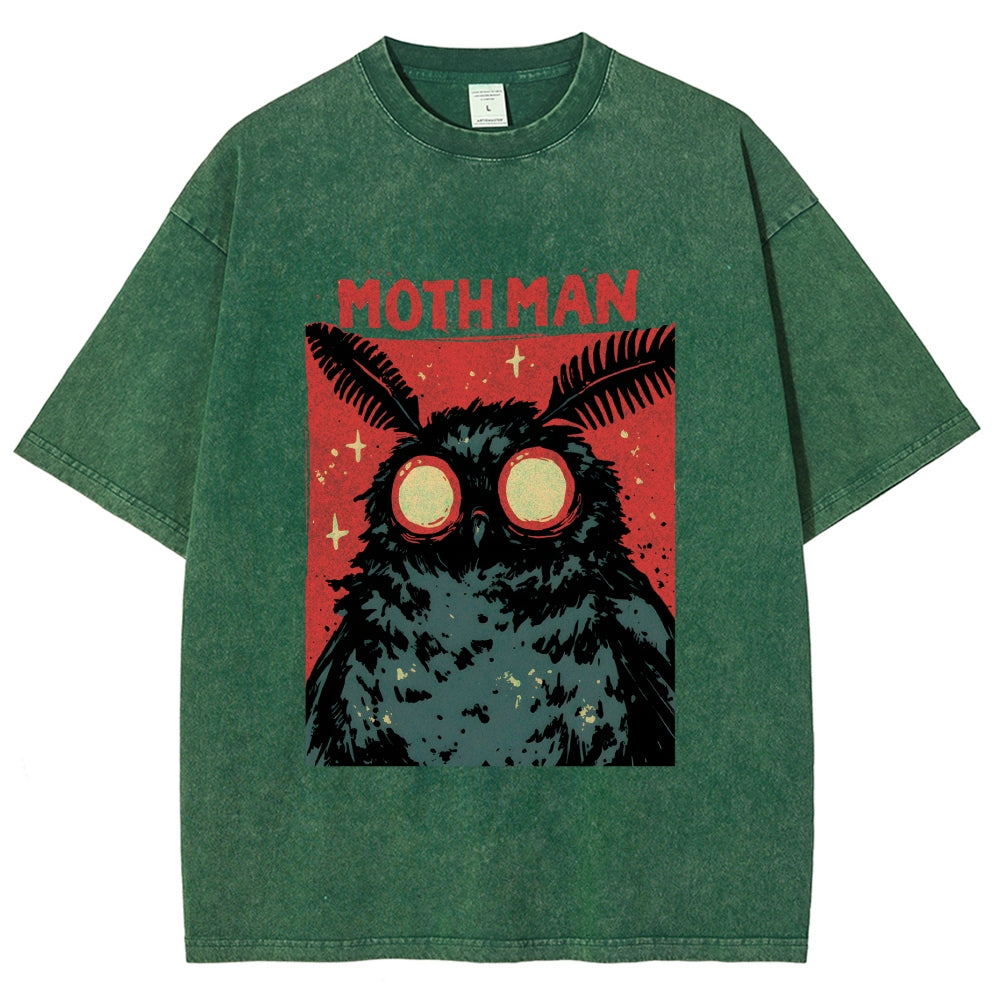 Cryptid Mothman Vintage Washed T-shirt