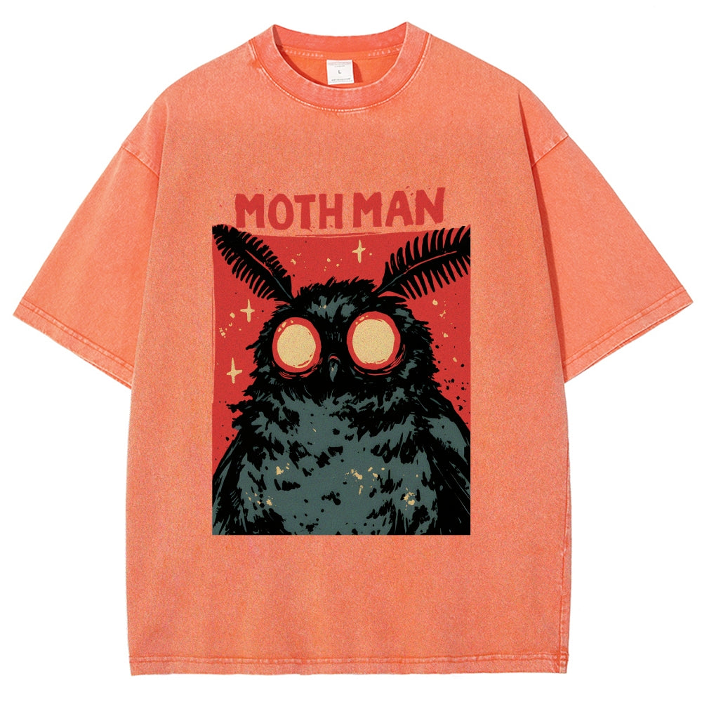 Cryptid Mothman Vintage Washed T-shirt