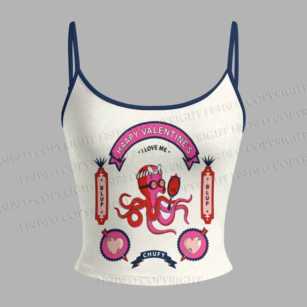 Octopus Valentines Day Top & Elasticated Trousers Two-Piece Set