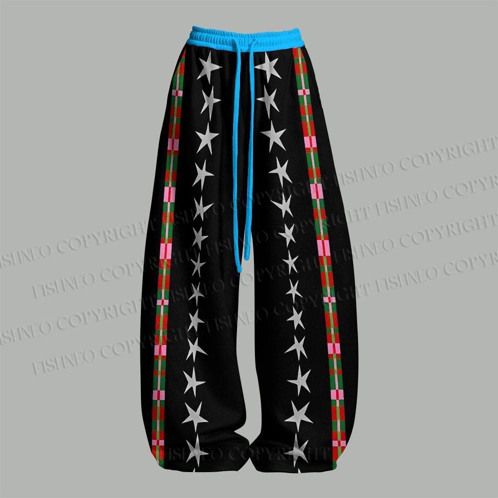 Sky Mother Printed Top & Elasticated Trousers Two-Piece Set