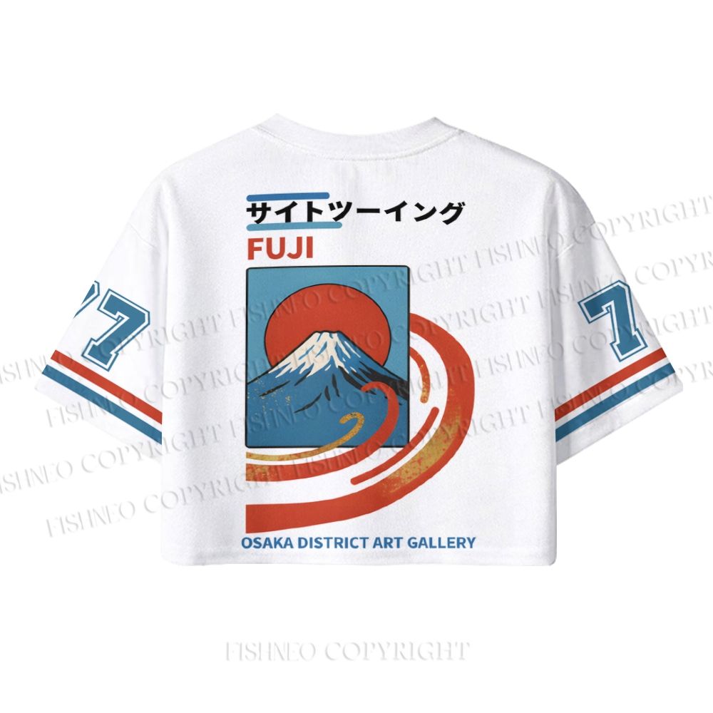 Japanese Osaka Mount Fuji Crop Sport Jersey Shirts