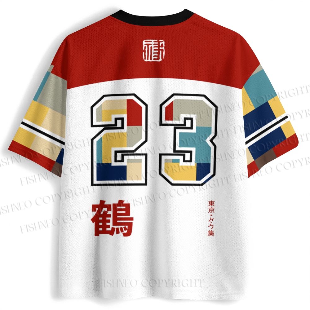 Japanese Crane Jersey Shirts