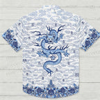 Flying Dragon Printed Hawaiian Shirt