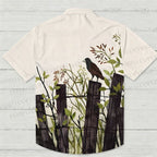 Crowd Alone on Fence Hawaiian Shirt