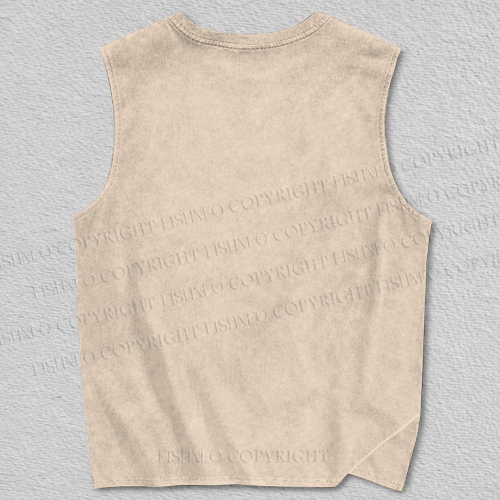 Unisex better world Printed Tank Top