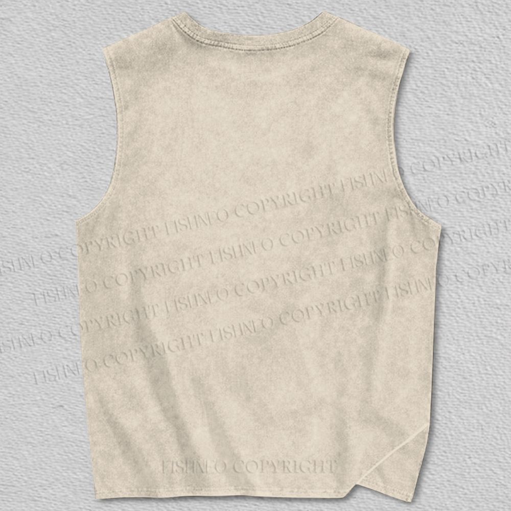 Unisex good thing take time Printed Tank Top