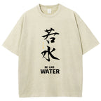 Bruce Lee Water Vintage Wash Japanese Design T-Shirt