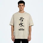 Bruce Lee Water Vintage Wash Japanese Design T-Shirt