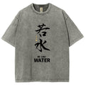 Bruce Lee Water Vintage Wash Japanese Design T-Shirt