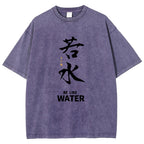 Bruce Lee Water Vintage Wash Japanese Design T-Shirt