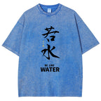 Bruce Lee Water Vintage Wash Japanese Design T-Shirt