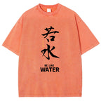 Bruce Lee Water Vintage Wash Japanese Design T-Shirt