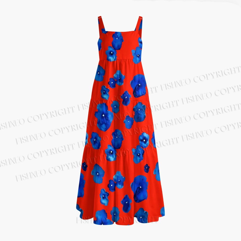 Women's Floral Printed Maxi Dresses