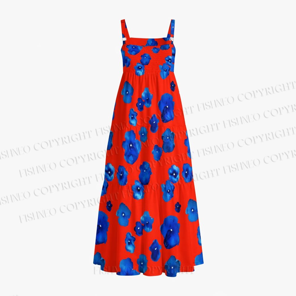 Women's Floral Printed Maxi Dresses
