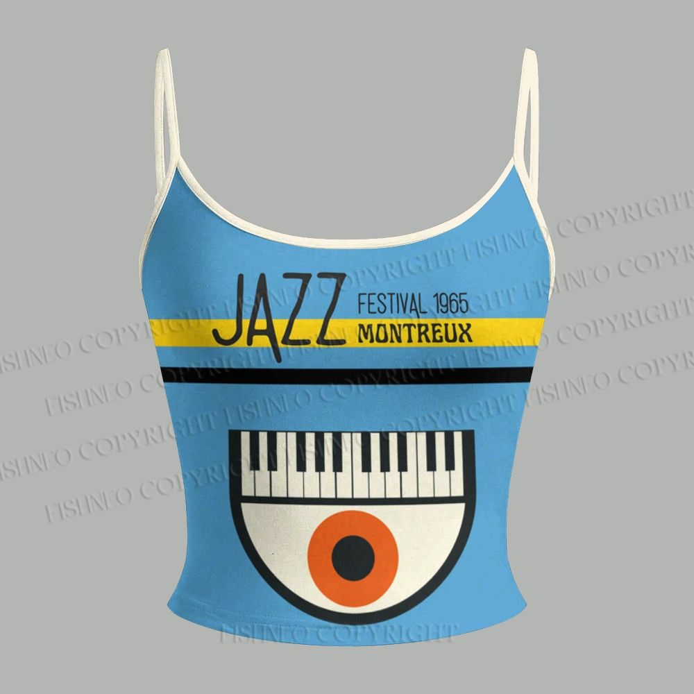 Jazz Festival Montreux 1965 Top & Elasticated Trousers Two-Piece Set