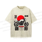 Unisex YAMAHA XJR 1300 Printed Washed Tee