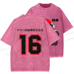 Unisex YAMAHA XJR 1300 Printed Washed Tee