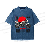 Unisex YAMAHA XJR 1300 Printed Washed Tee