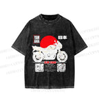Unisex YAMAHA XJR 1300 Printed Washed Tee