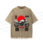 Unisex YAMAHA XJR 1300 Printed Washed Tee