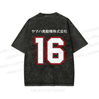 Unisex YAMAHA XJR 1300 Printed Washed Tee