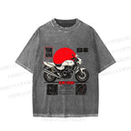 Unisex YAMAHA XJR 1300 Printed Washed Tee