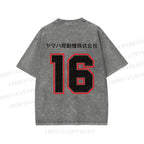 Unisex YAMAHA XJR 1300 Printed Washed Tee