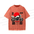 Unisex YAMAHA XJR 1300 Printed Washed Tee