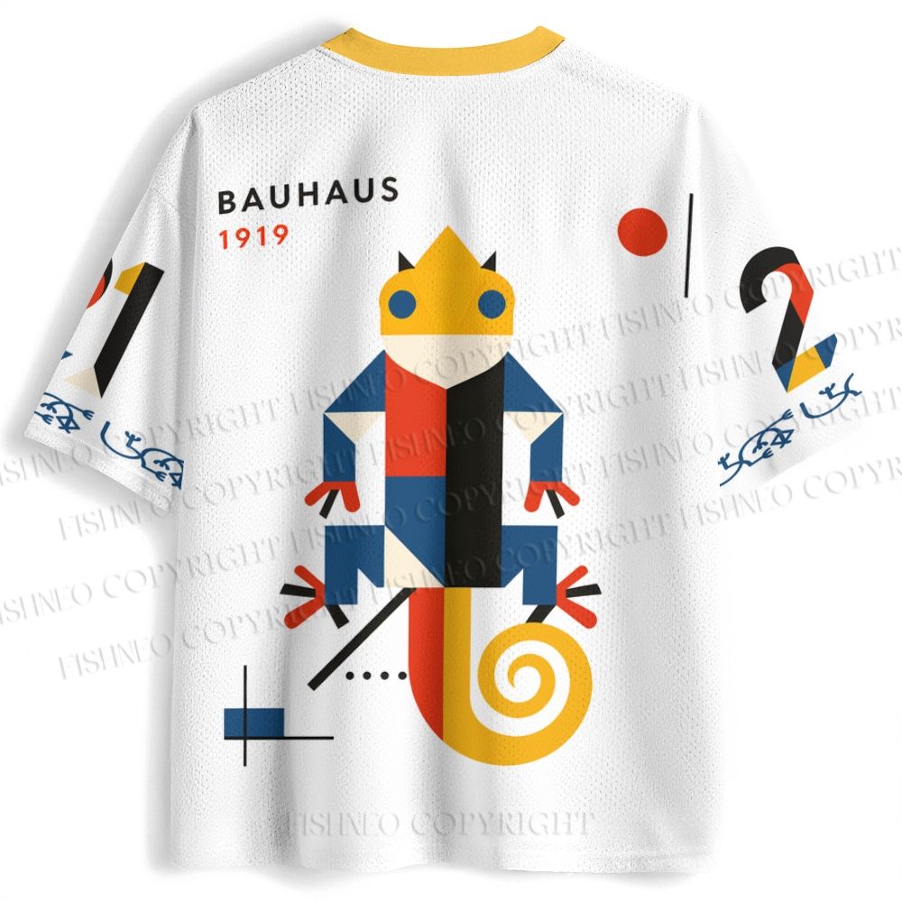 Bauhaus Lizard Printed Jersey Shirts