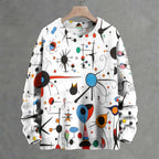 Joan Miró Style Art Crew Neck Sweater