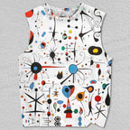 Unisex Joan Miró Style Art Printed Tank Top