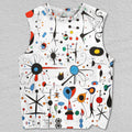Unisex Joan Miró Style Art Printed Tank Top