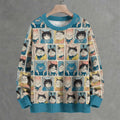 Many Cats Are Watching You Crew Neck Sweater