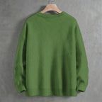 Black Crowd Bird With Red Fruits Crew Neck Sweater