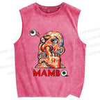 Unisex Funny Guy MAMB Printed Washed Tank Top