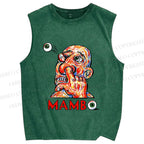 Unisex Funny Guy MAMB Printed Washed Tank Top